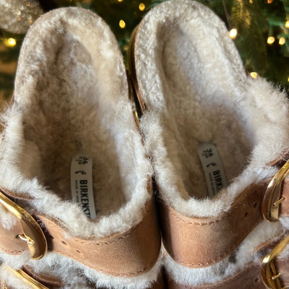 NWT Birkenstock Arizona big buckle shearling - Picture 3 of 4